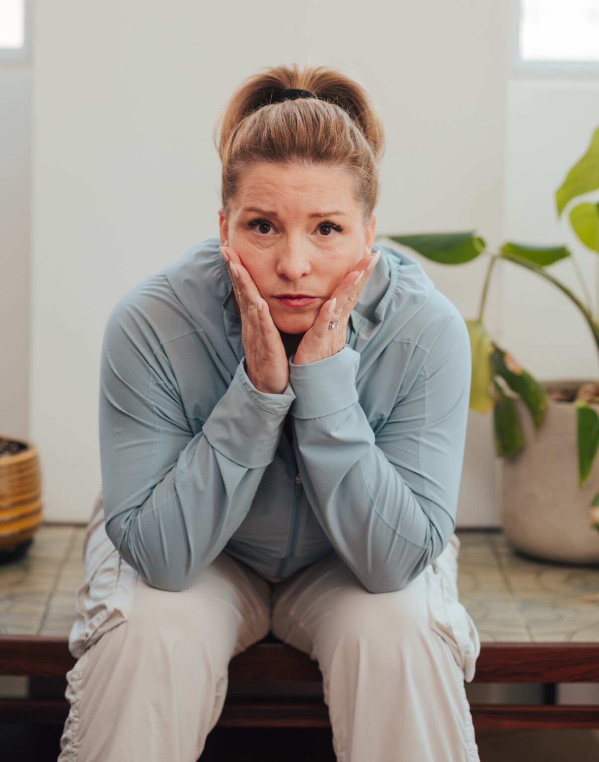 Heather Korol frowning